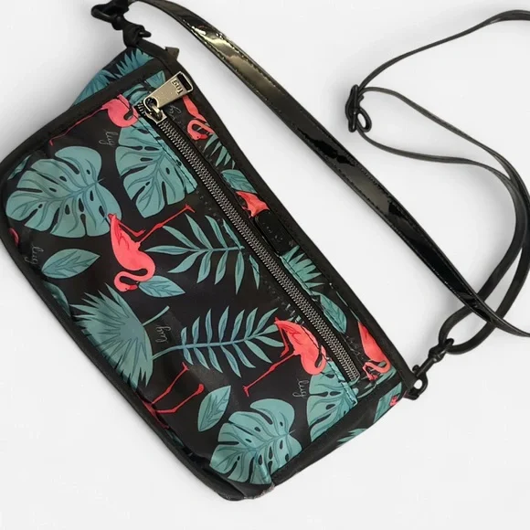 Lug Tropical Flamingo Crossbody Bag - Picture 3 of 6